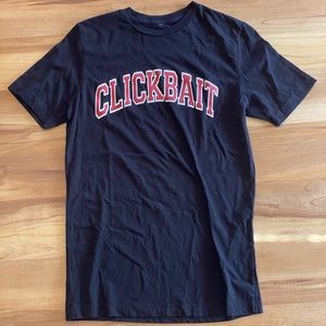 David Dobrik’s “Clickbait” t-shirt